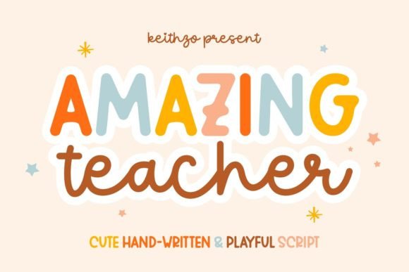 Amazing Teacher: A Charming Handwritten Typeface
