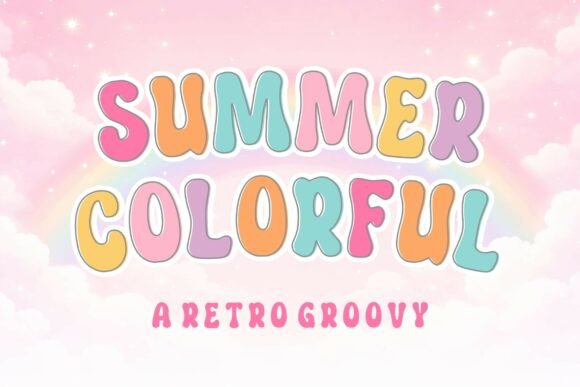 Bring a Groovy Retro Vibe to Your Projects with This Playful Font