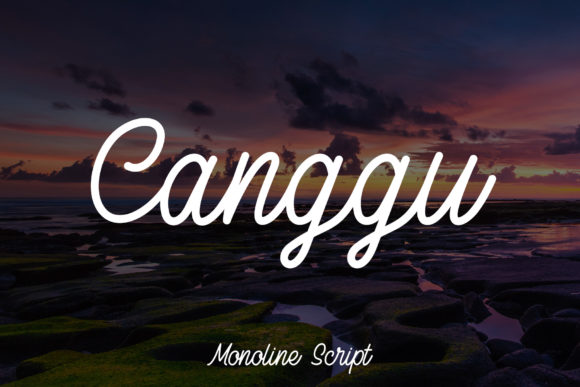 Canggu: A Handwritten Font for Modern Branding