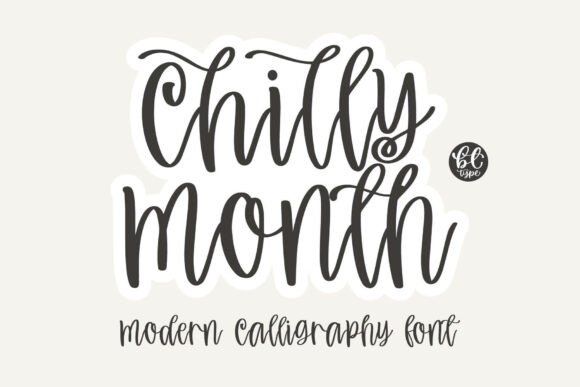 Chilly Month: Your Handcrafted Calligraphy Typeface