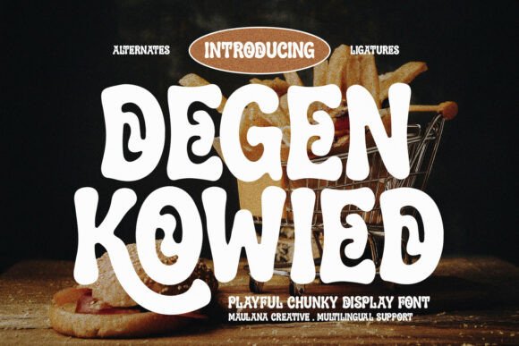 Degen Kowied: A Vibrant Display Font for Creative Impact
