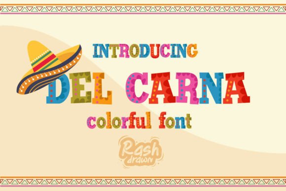 Del Carna: Your Vibrant Display Font for Festive Designs