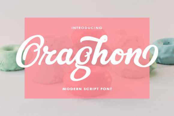 Discover Oraghon: The Elegant Handwritten Font for Modern Design