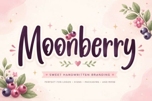 Discover the Charm of the Moonberry Font