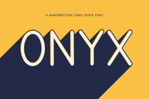 Onyx: A Bold, Modern Sans-Serif for Distinctive Design