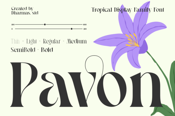 Pavon: A Modern Serif with Art Nouveau Soul