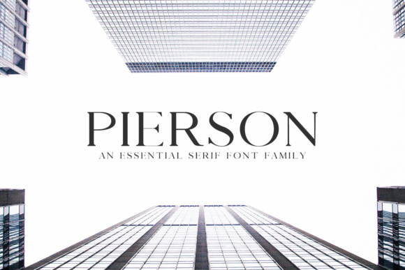 Pierson: A Essential Serif Font for Modern Design