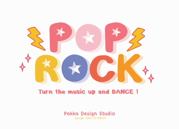 Pop Rock: The Bold Typeface for Vibrant Designs