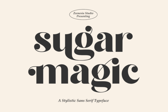 Sugar Magic: Modern Sans-Serif Font for Elegant Design