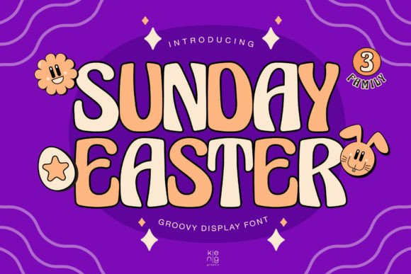 Sunday Easter: A Groovy Display Font That Demands Attention