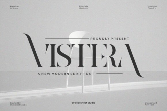 Vistera Serif: A Modern Typeface for Elegant Design