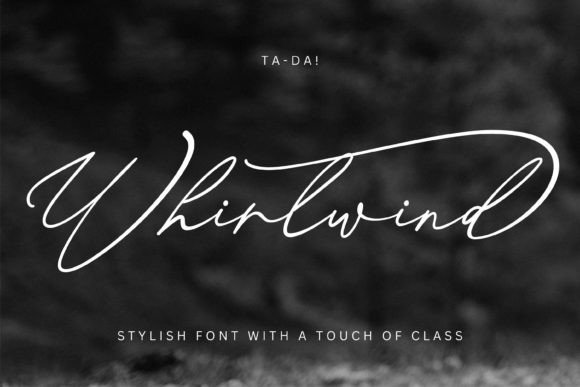 Whirlwind: A Fresh and Friendly Handwriting Font